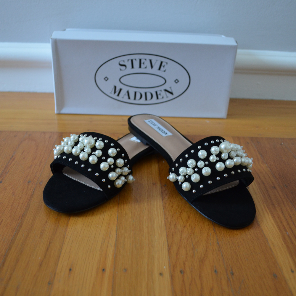 New STEVE MADDEN Embellished Sandal - Picture 6 of 8